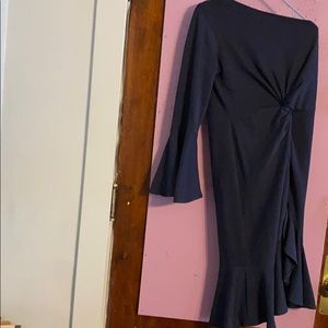 Navy blue sexy dress